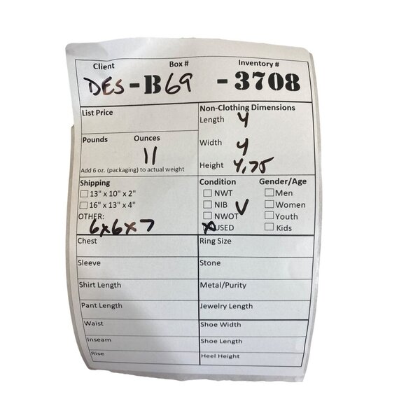 Vintage Clear Glass Ribbed Pitcher Or Cruet - Picture 8 of 8